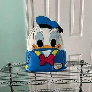 NWT Loungefly Donald Duck cosplay mini backpack